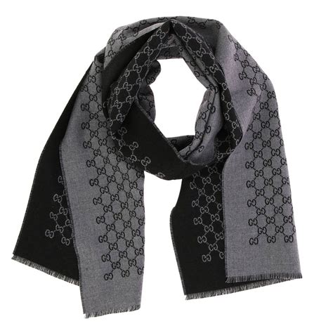 gucci scarf men black|conscious Gucci scarf.